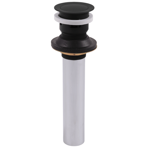 33W576Bl Delta Push Pop Up W/Overflow Lav Matte Black - APEX Supply Co.