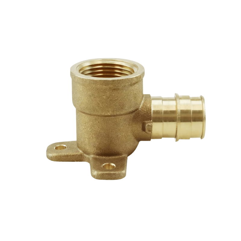 3/4" PEX Brass Barb Drop Ear 90 Elbow - APEX Supply Co.