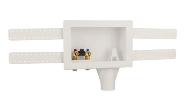 Eliminator Copper, Bottom Mount Washing Machine Outlet Box w/ 1/4 Turn (Standard Pack) - APEX Supply Co.