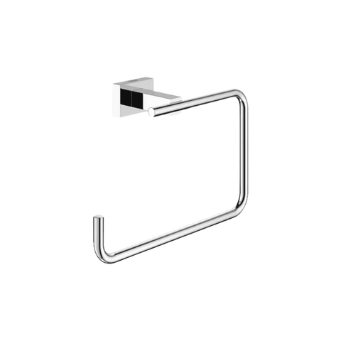 Grohe Essentials Cube Towel Ring Chrome 40510001 - APEX Supply Co.