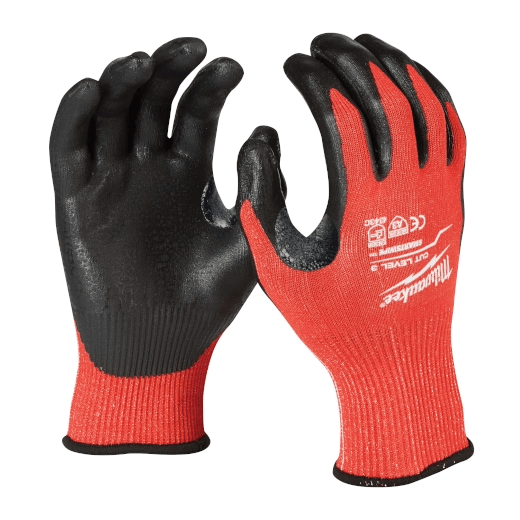48-22-8932 Milwaukee L Cut Level 3 Nitrile Dipped Gloves - APEX Supply Co.