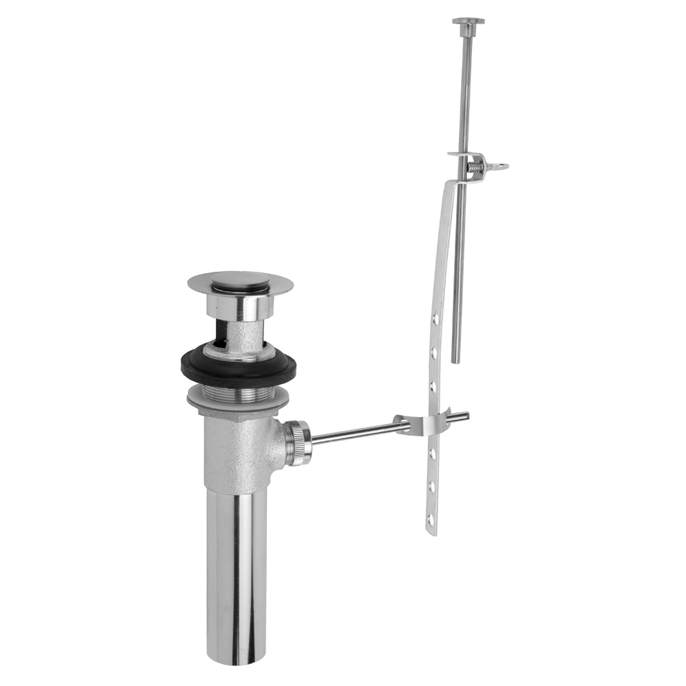 Pop-Up Lavatory Drain with Overflow, Polished Nickel - APEX Supply Co.