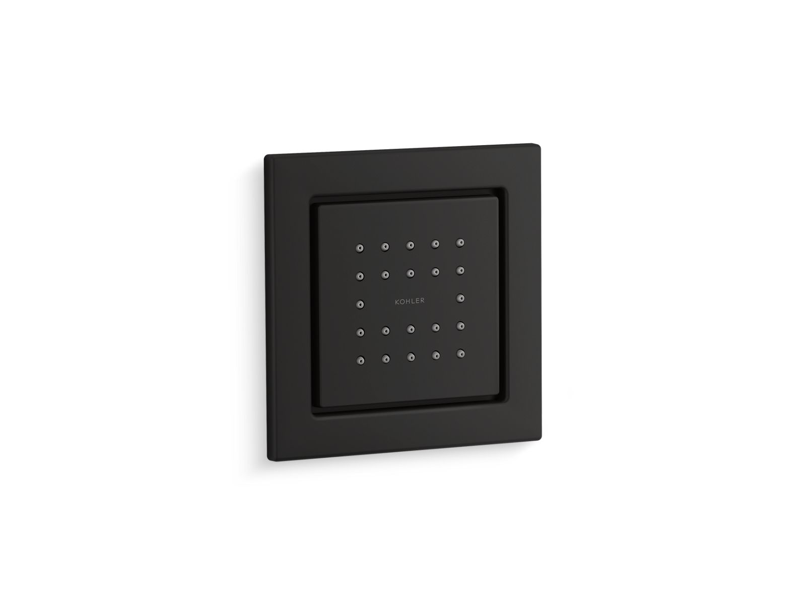 Kohler WaterTile Square Single Square Metal Body Spray – with 22 Rubber Spray Nozzles - APEX Supply Co.