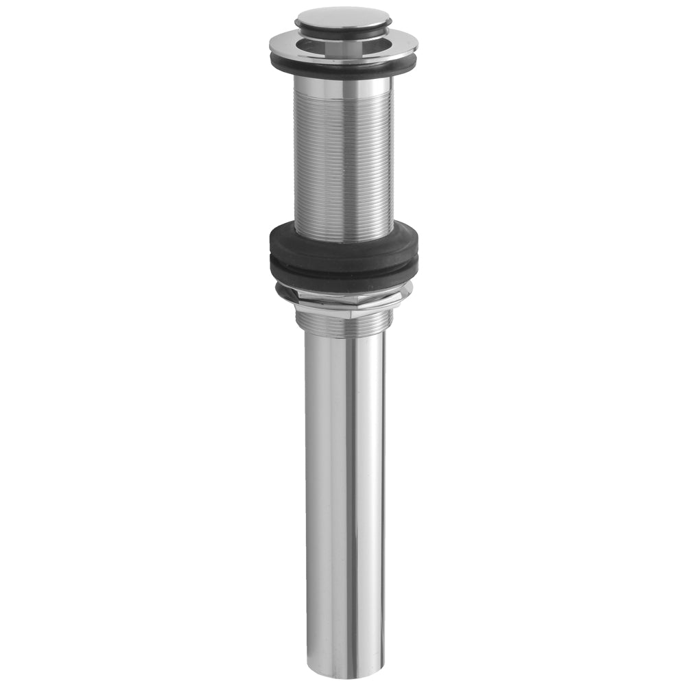 Finger Touch Plug Lavatory Drain, Satin Nickel - APEX Supply Co.