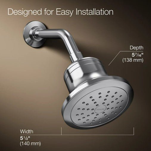 Kohler Cinq Filtered Showerhead 2.5 GPM (K33631 - Y Series) - APEX Supply Co.