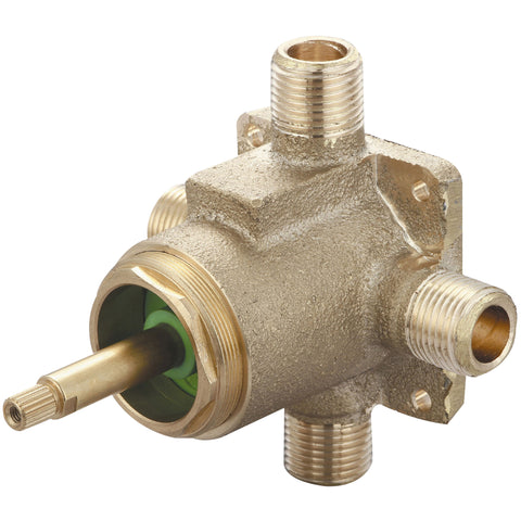 Pioneer Faucets Single Handle Three Way Diverter Valve Set with Ceramic Disc Cartridge - CXC and IPS Connections - APEX Supply Co.