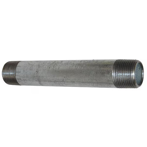 1-1/4" x 8" Galvanized Nipple