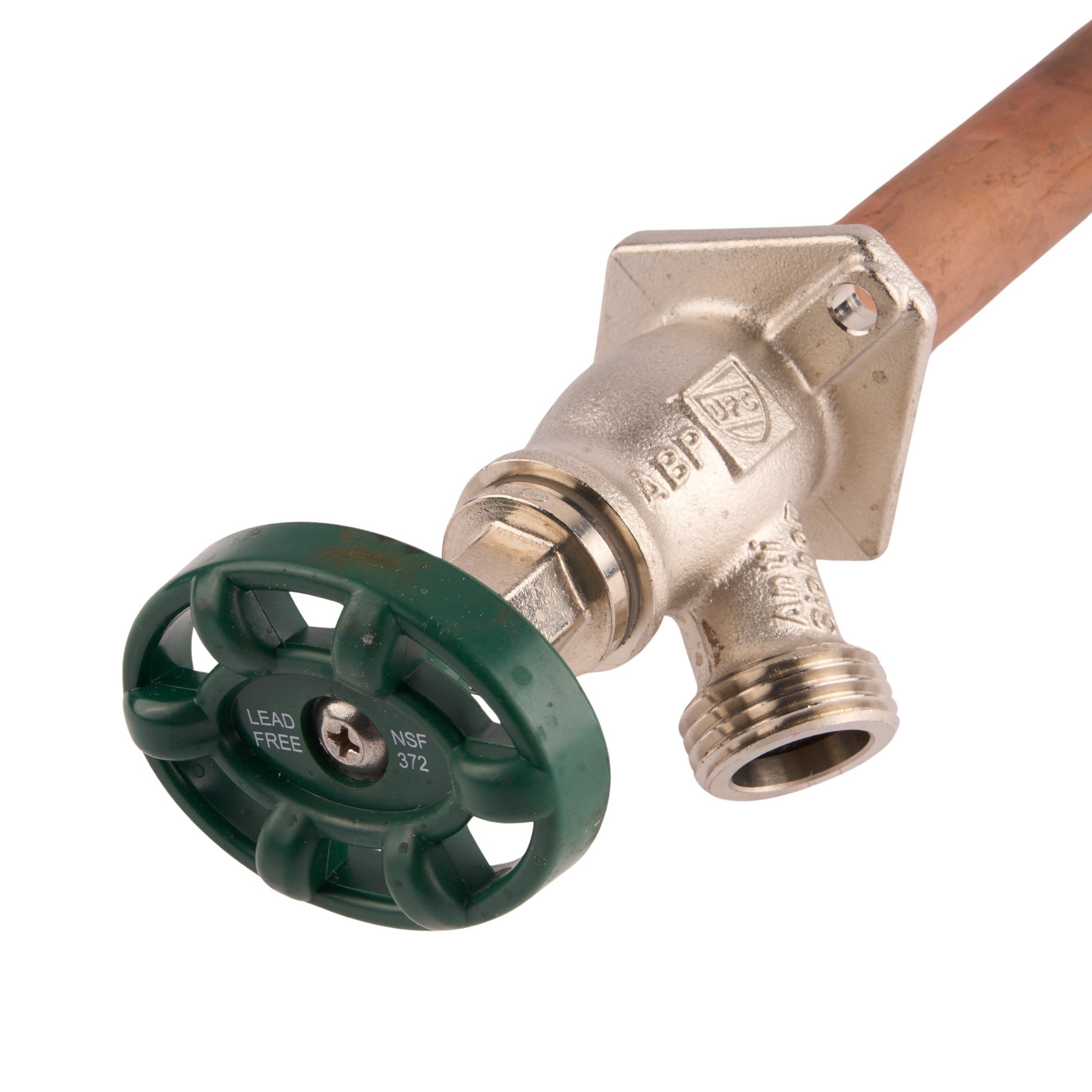 6" Anti - Siphon Lead Free Frostproof Hydrant Quarter Turn, 1/2" MIP and 1/2" SWT Inlet - APEX Supply Co.