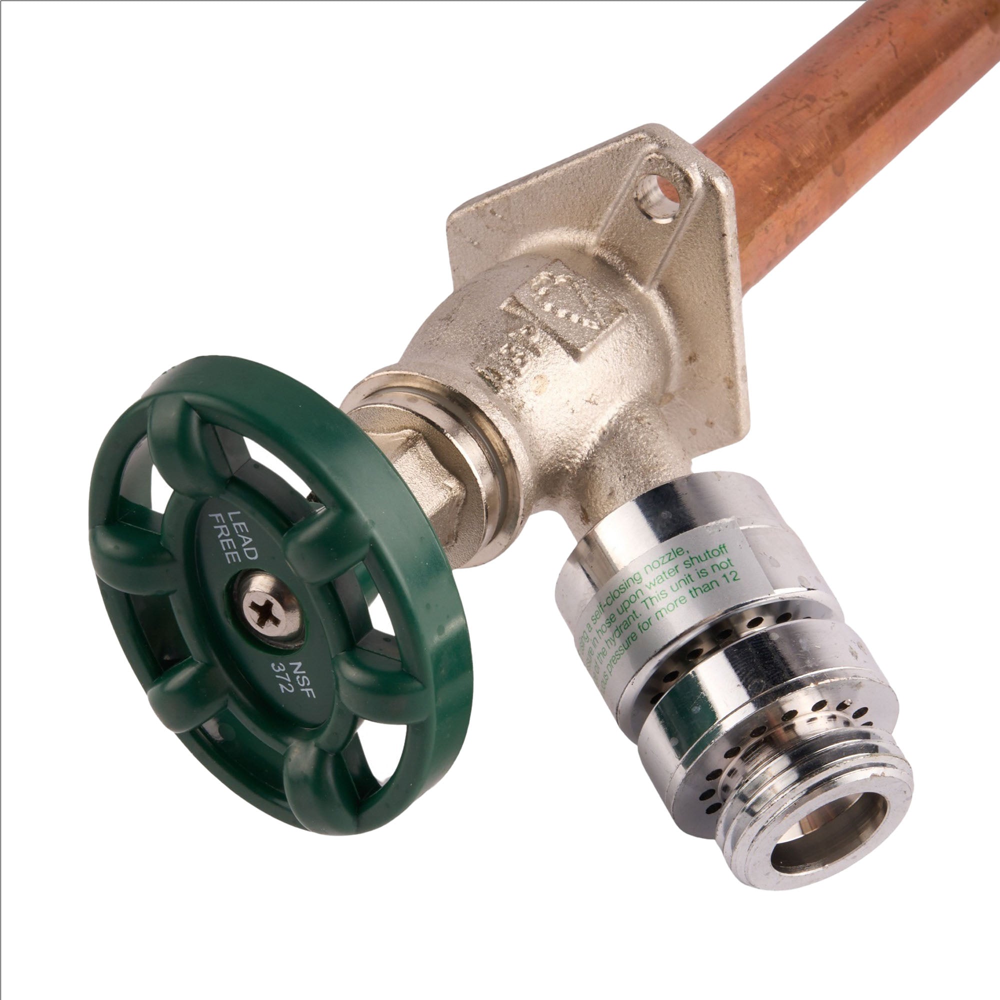 6" Arrowhead Brass Lead Free Frost Proof Hydrant, 1/2" MIP and 1/2" SWT Inlet - APEX Supply Co.