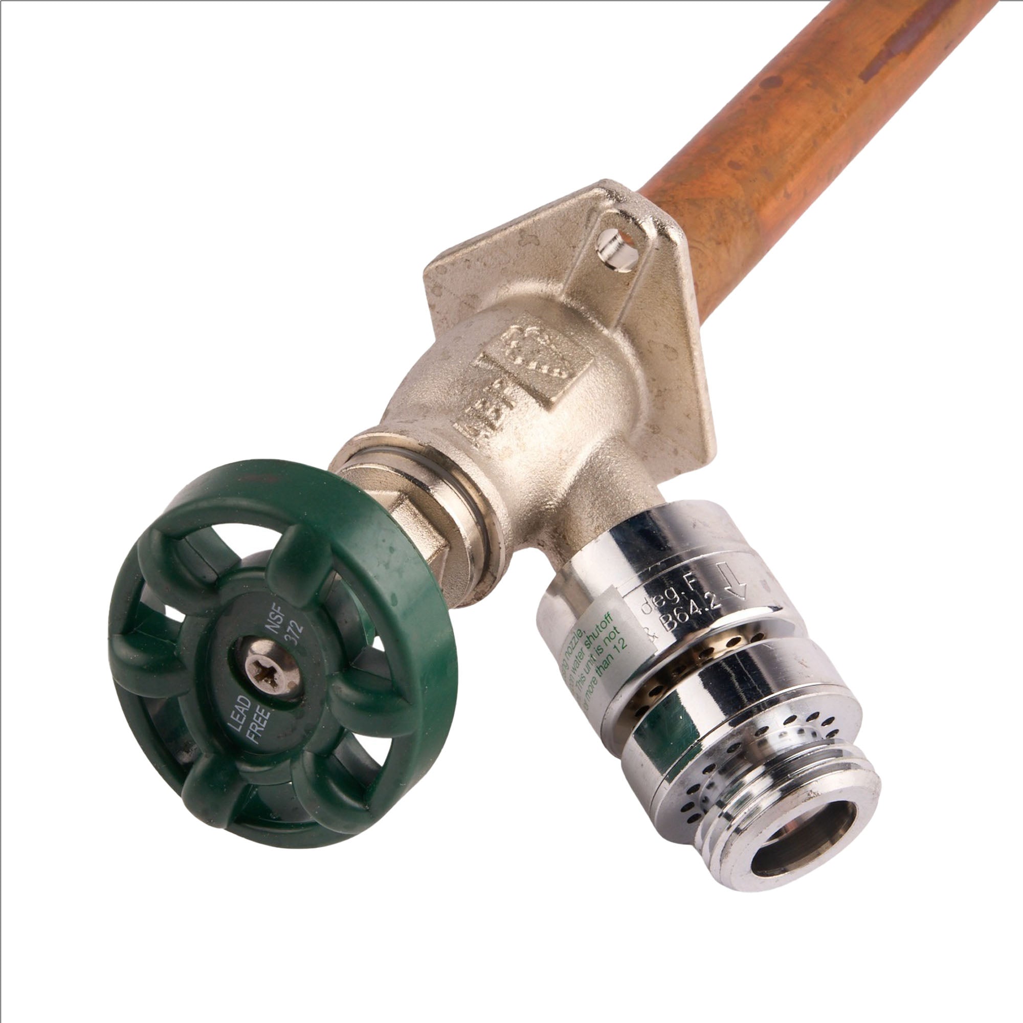 8" Arrowhead Brass Lead Free Frost Proof Hydrant, 1/2" MIP and 1/2" SWT Inlet - APEX Supply Co.