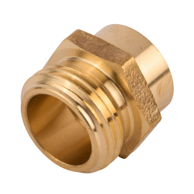 Brass Hose Adapter (MHT x FIP) 3/4" x 1/2"