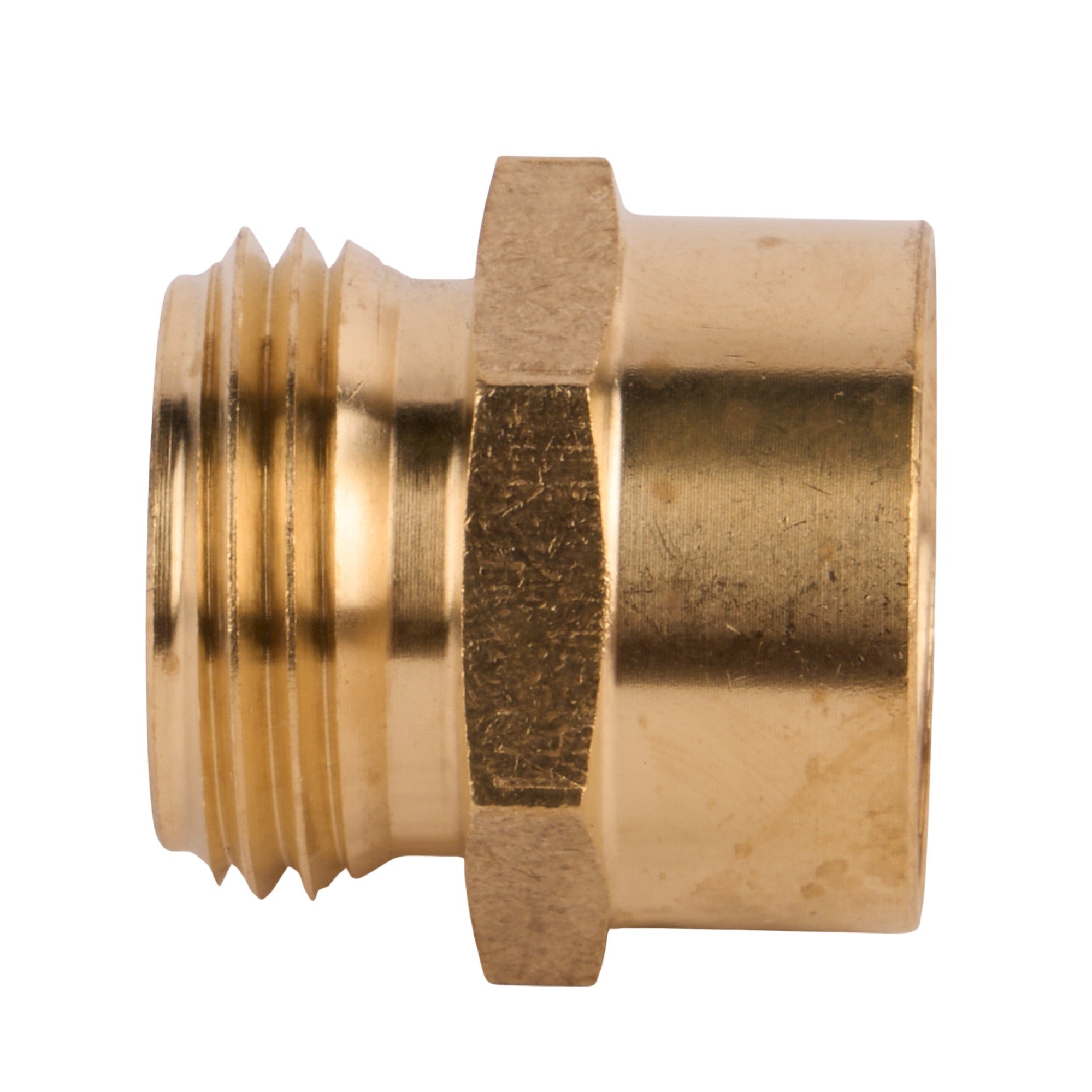 Brass Hose Adapter (MHT x FIP) 3/4"