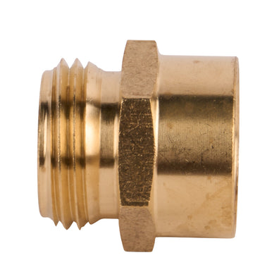 Brass Hose Adapter (MHT x FIP) 3/4"