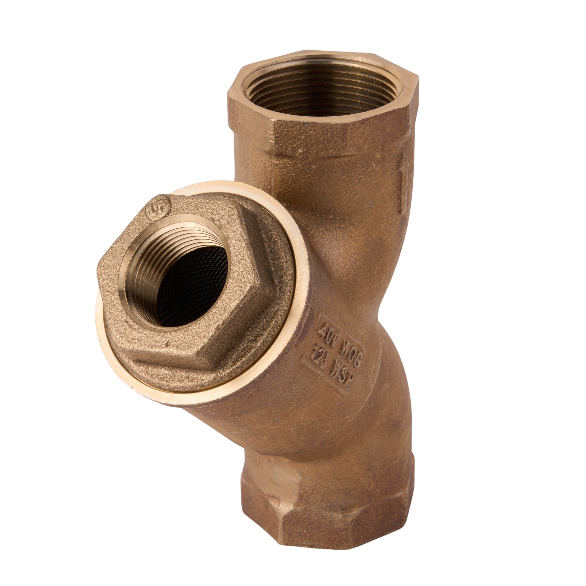 1-1/2" LF777SM1-20 Lead Free Bronze Wye Strainer (Threaded)