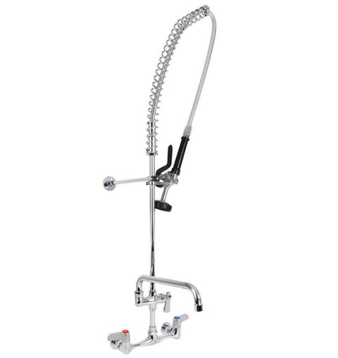BK 8" O.C. WORKFORCE SPLASH MOUNT PRERINSE W/ ADD - A - FAUCET - APEX Supply Co.
