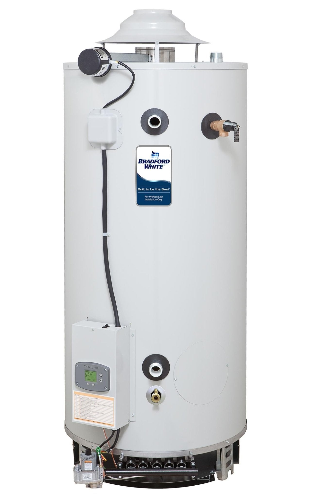 Bradford White 80gal.199,999btu T Gas Commercial Water Heater - APEX Supply Co.
