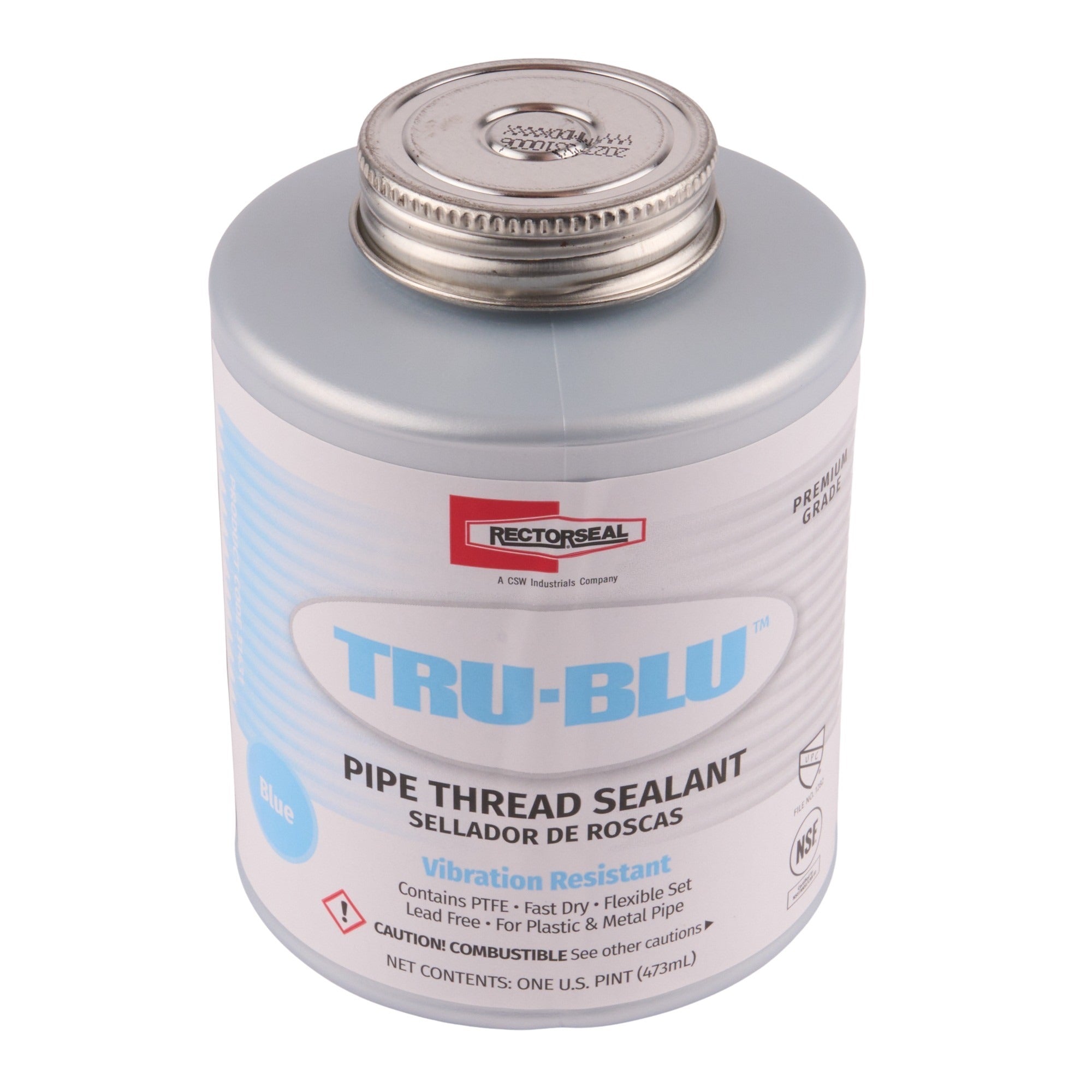 RectorSeal Tru - Blu Pipe Thread Sealant w/ Brush Top - APEX Supply Co.
