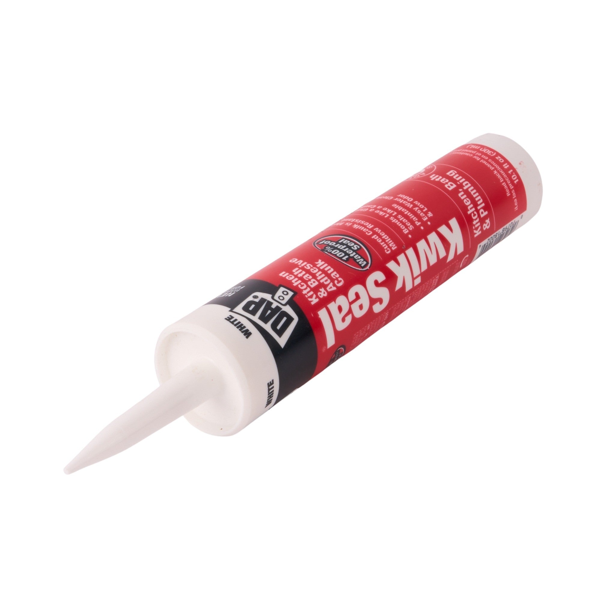 Dap Kwik Seal Kitchen & Bath Adhesive Caulk - White 10.1 oz.