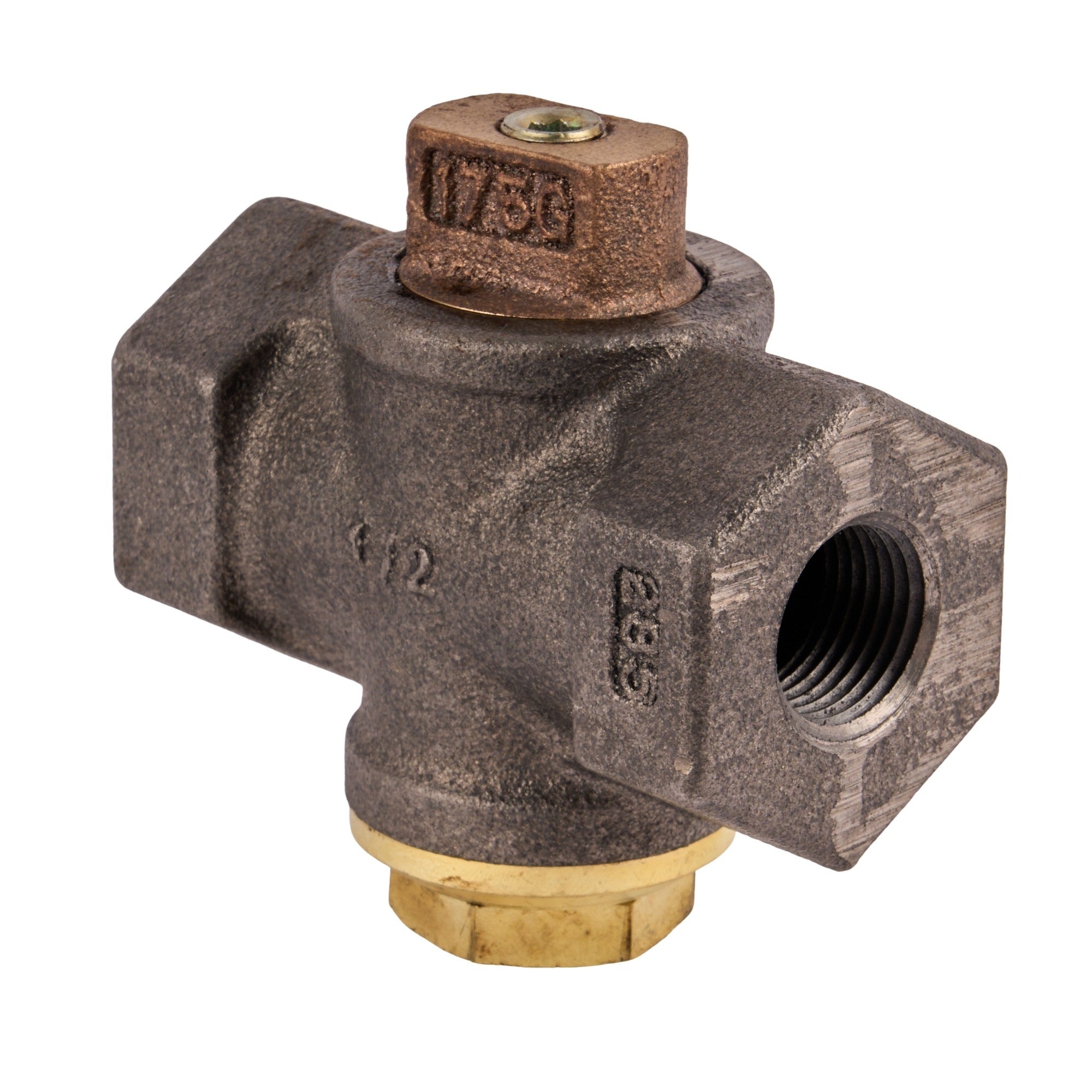 Blk Ib Gas Stop 1/2"