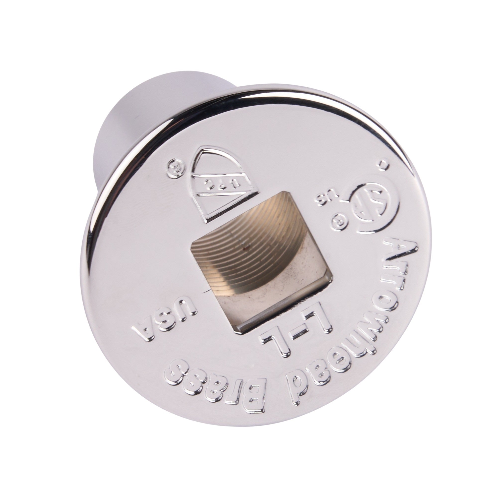 Chrome Fireplace Valve Flange - APEX Supply Co.