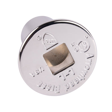 Chrome Fireplace Valve Flange - APEX Supply Co.