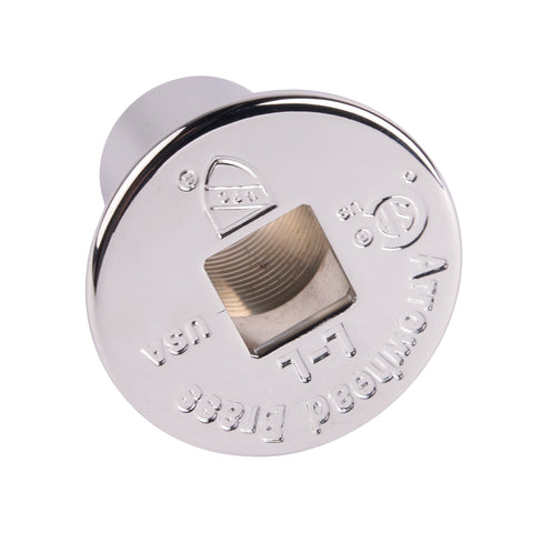 Chrome Fireplace Valve Flange - APEX Supply Co.