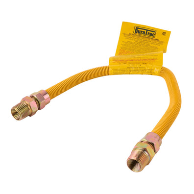 Coated Appliance Connector W/ 1/2" Male - APEX Supply Co.