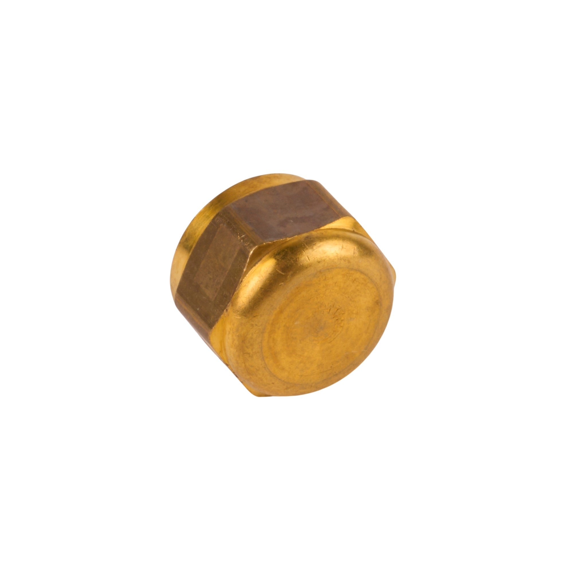 Brass Flare Cap 3/8" OD