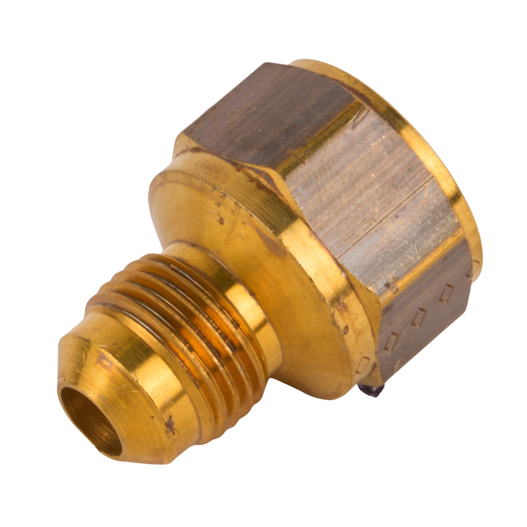 Brass Flare Female Half Union 3/8" OD x 1/2" FIP
