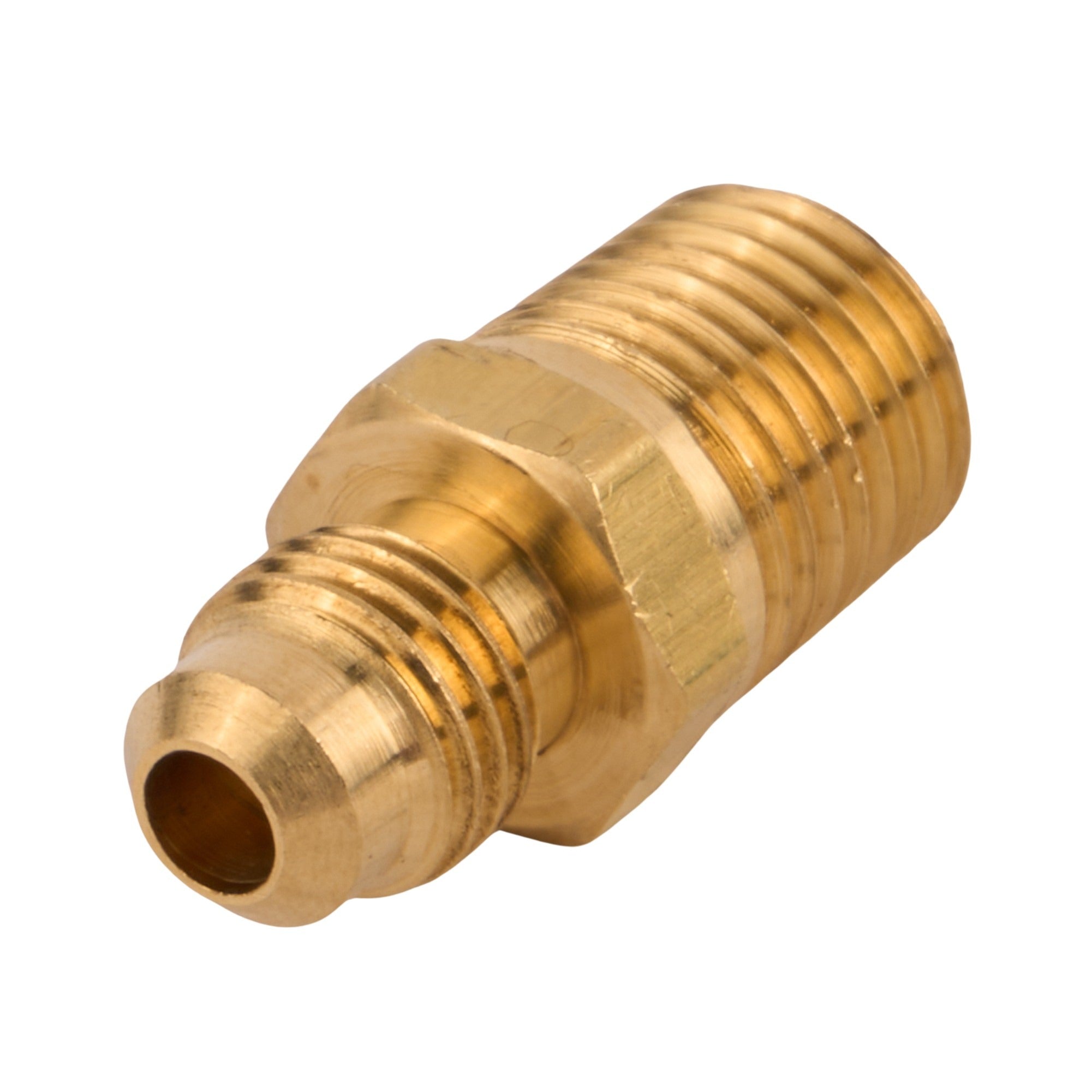 Brass Flare Male Half Union 1/4" OD x 1/4" MIP