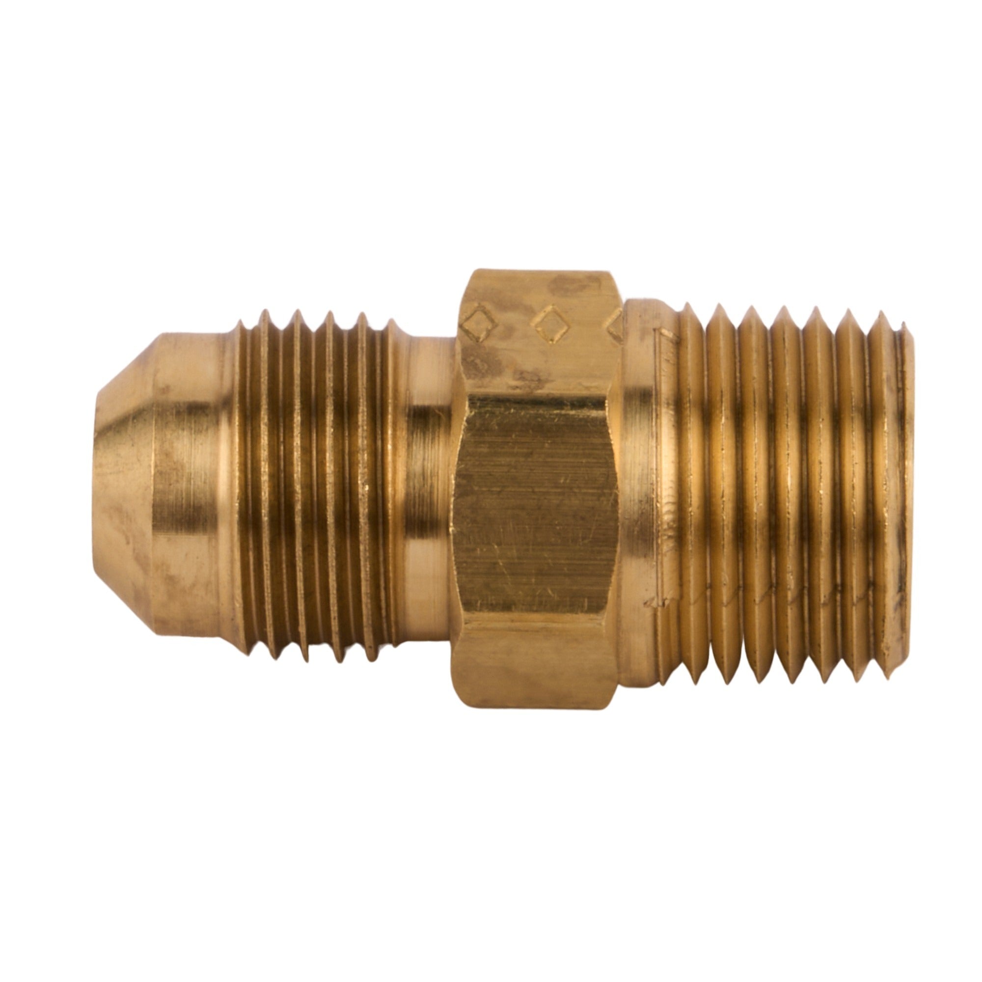 Brass Flare Male Half Union 3/8" OD x 3/8" MIP