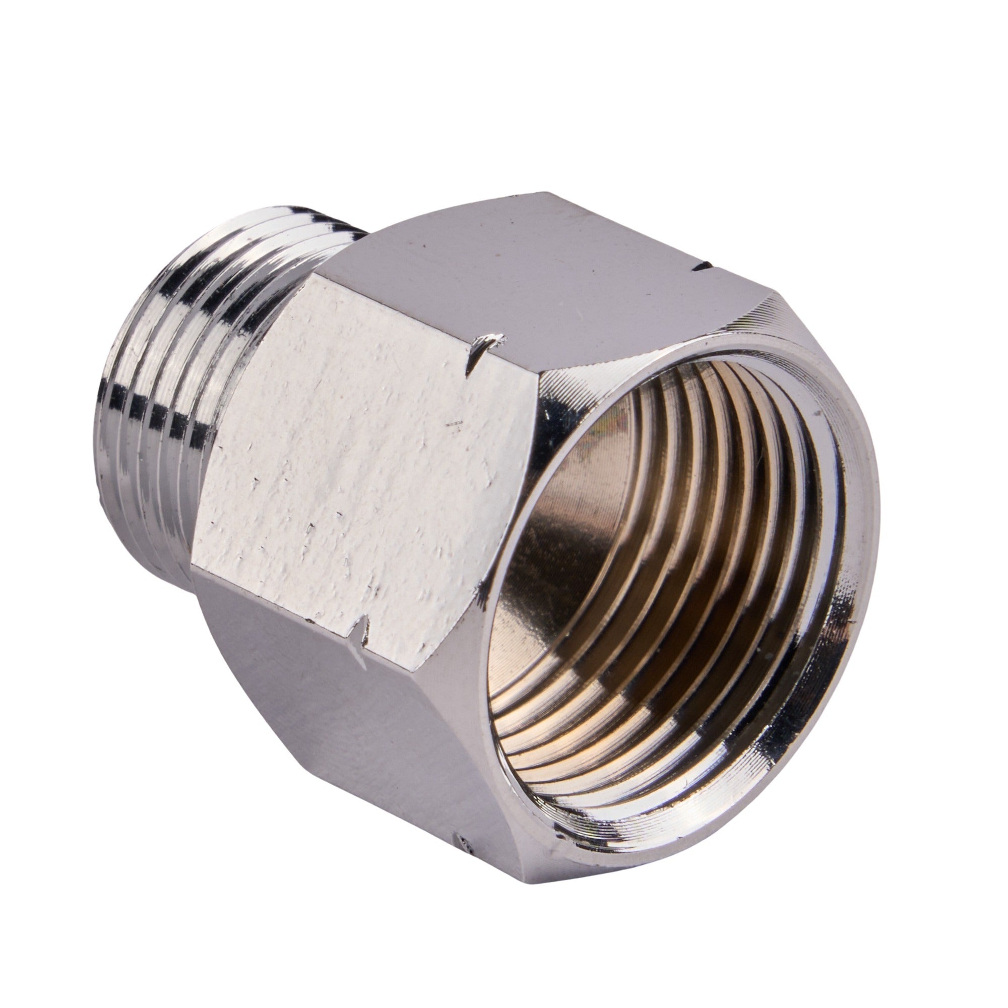 Compression Brass Adapter Fitting 3/8" x 1/2"