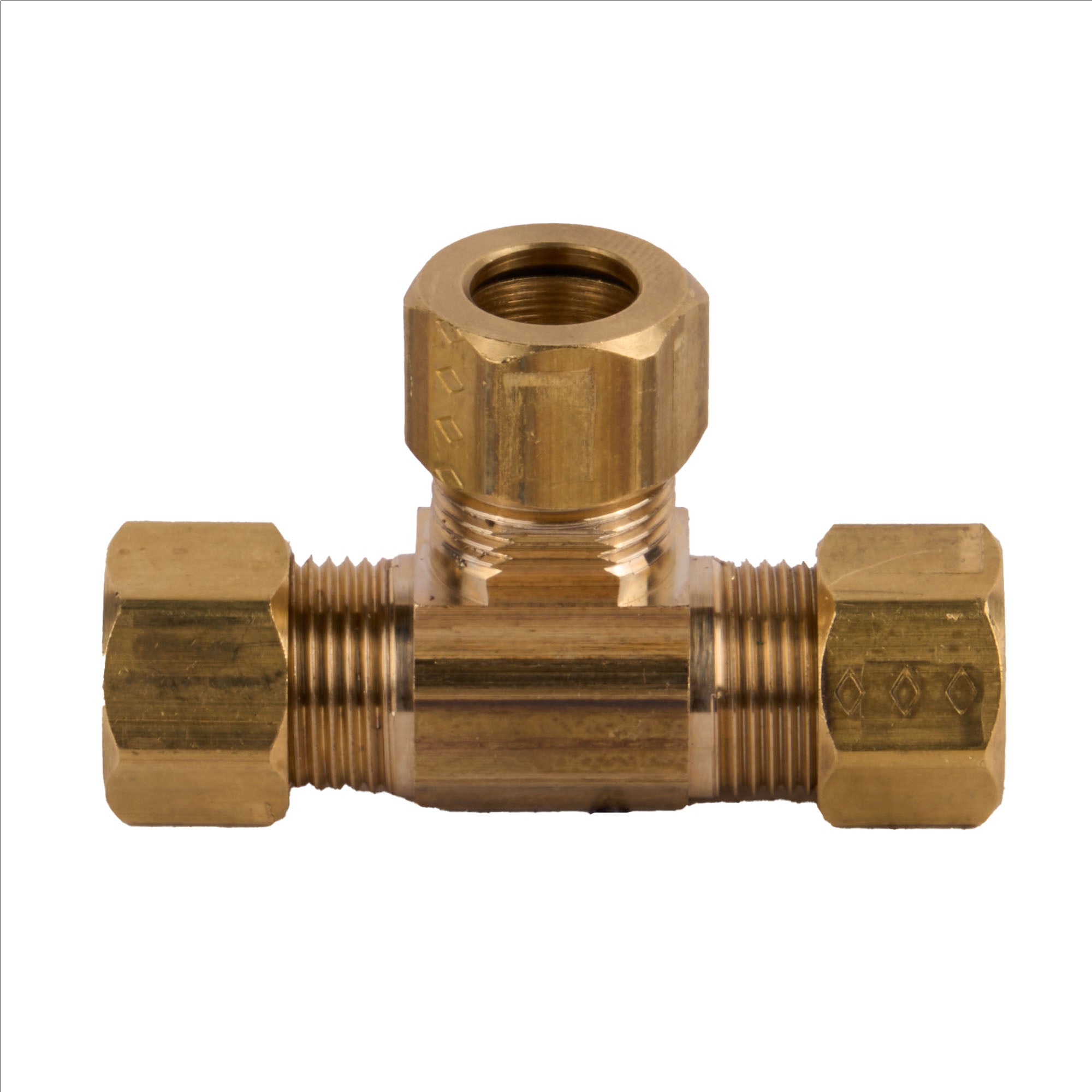 Compression Tee (Lead Free) 3/8" OD