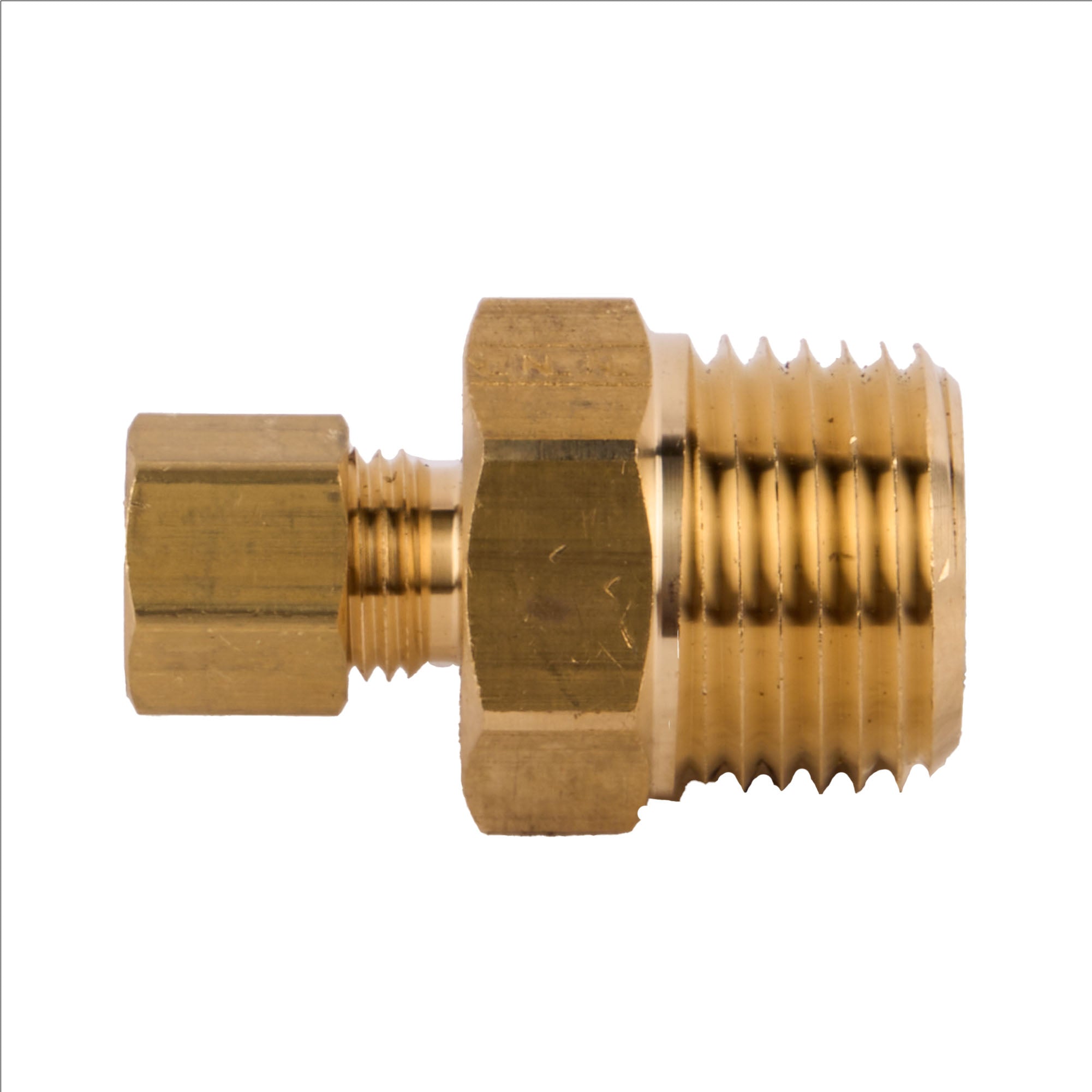 Male Compression Half Union (Lead Free) 1/4" OD x 1/2" MIP