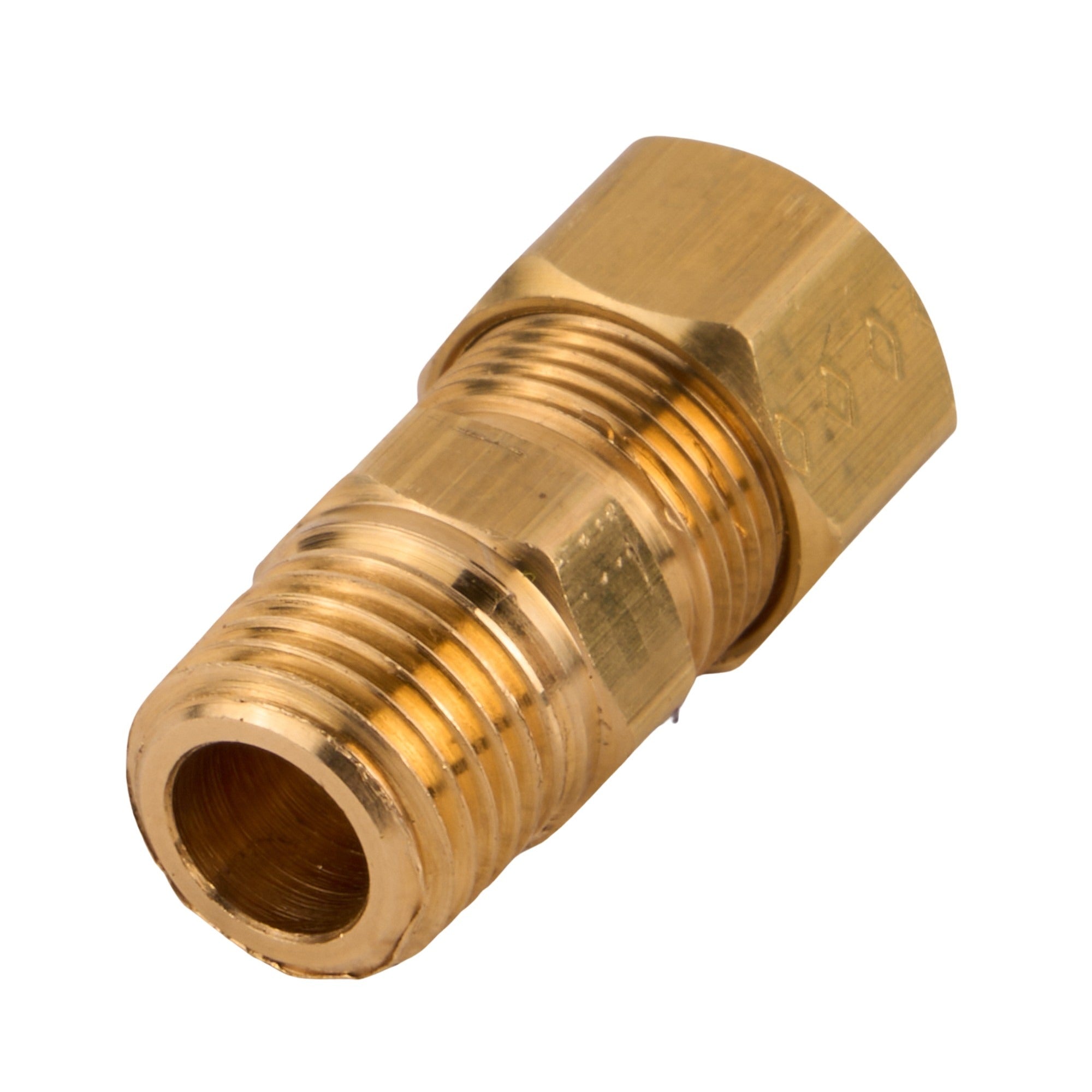Male Compression Half Union (Lead Free) 3/8" OD  x 1/4" MIP