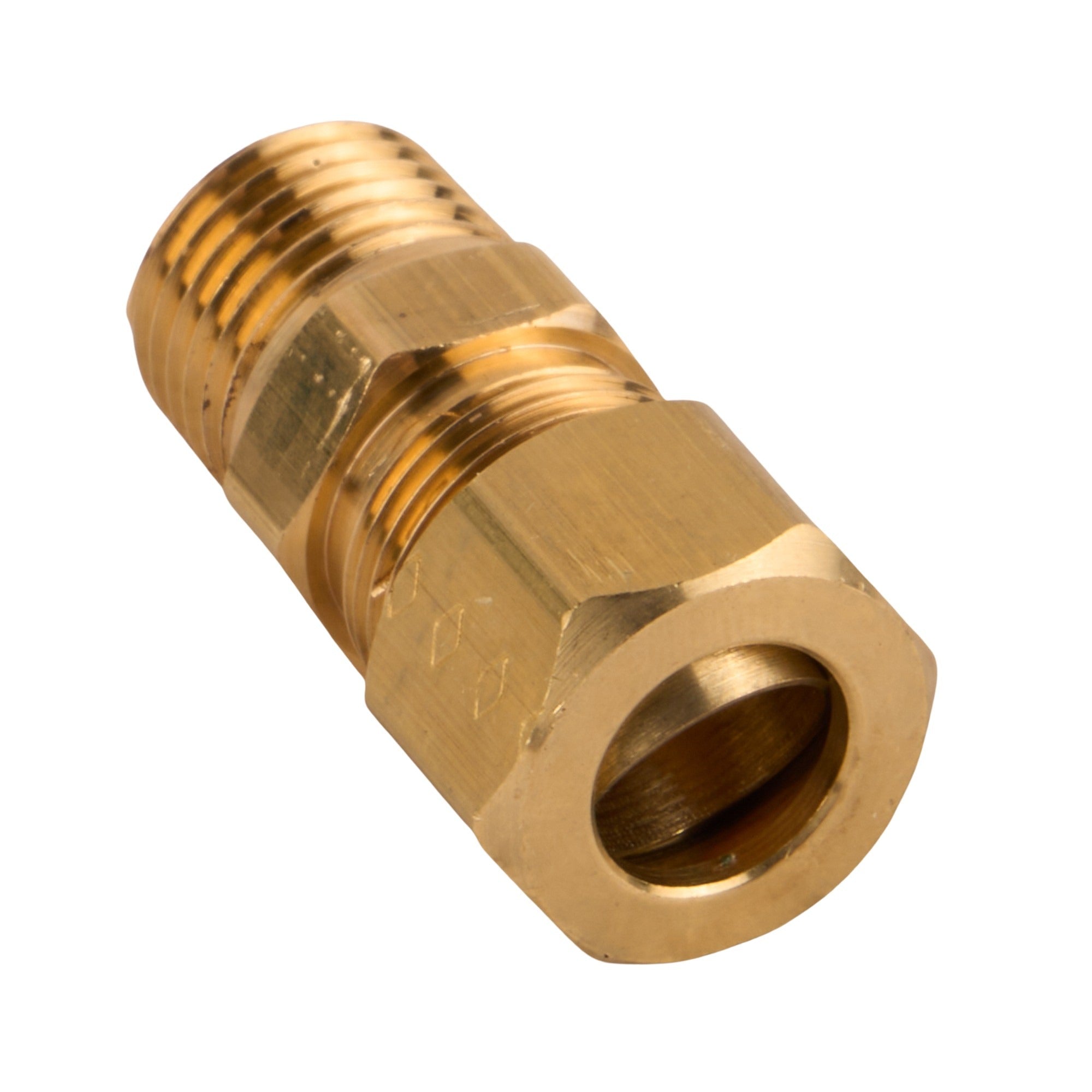 Male Compression Half Union (Lead Free) 3/8" OD  x 1/4" MIP