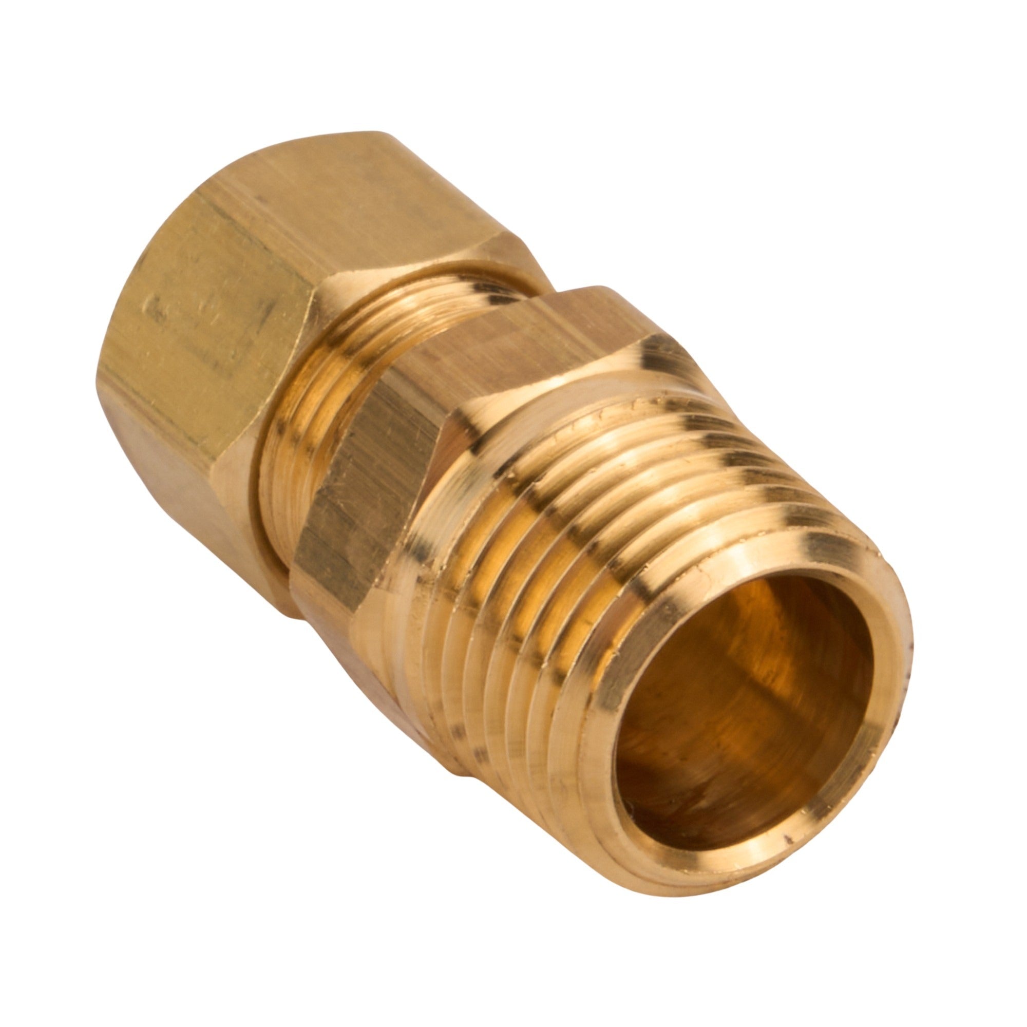 Male Compression Half Union (Lead Free) 3/8" OD x 3/8" MIP