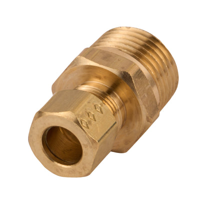 Male Compression Half Union (Lead Free) 3/8" OD  x 1/2" MIP