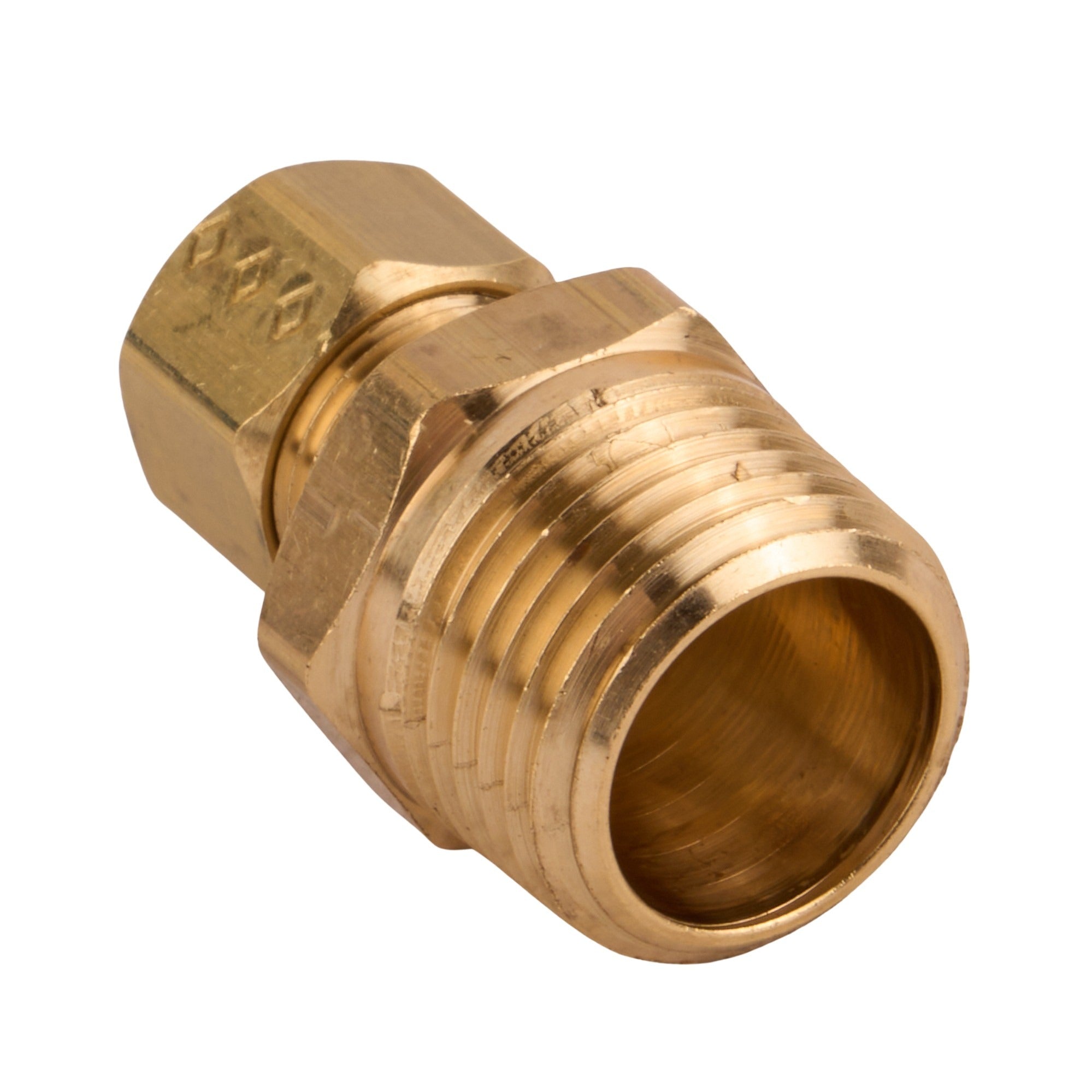 Male Compression Half Union (Lead Free) 3/8" OD  x 1/2" MIP