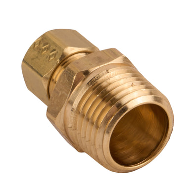 Male Compression Half Union (Lead Free) 3/8" OD  x 1/2" MIP