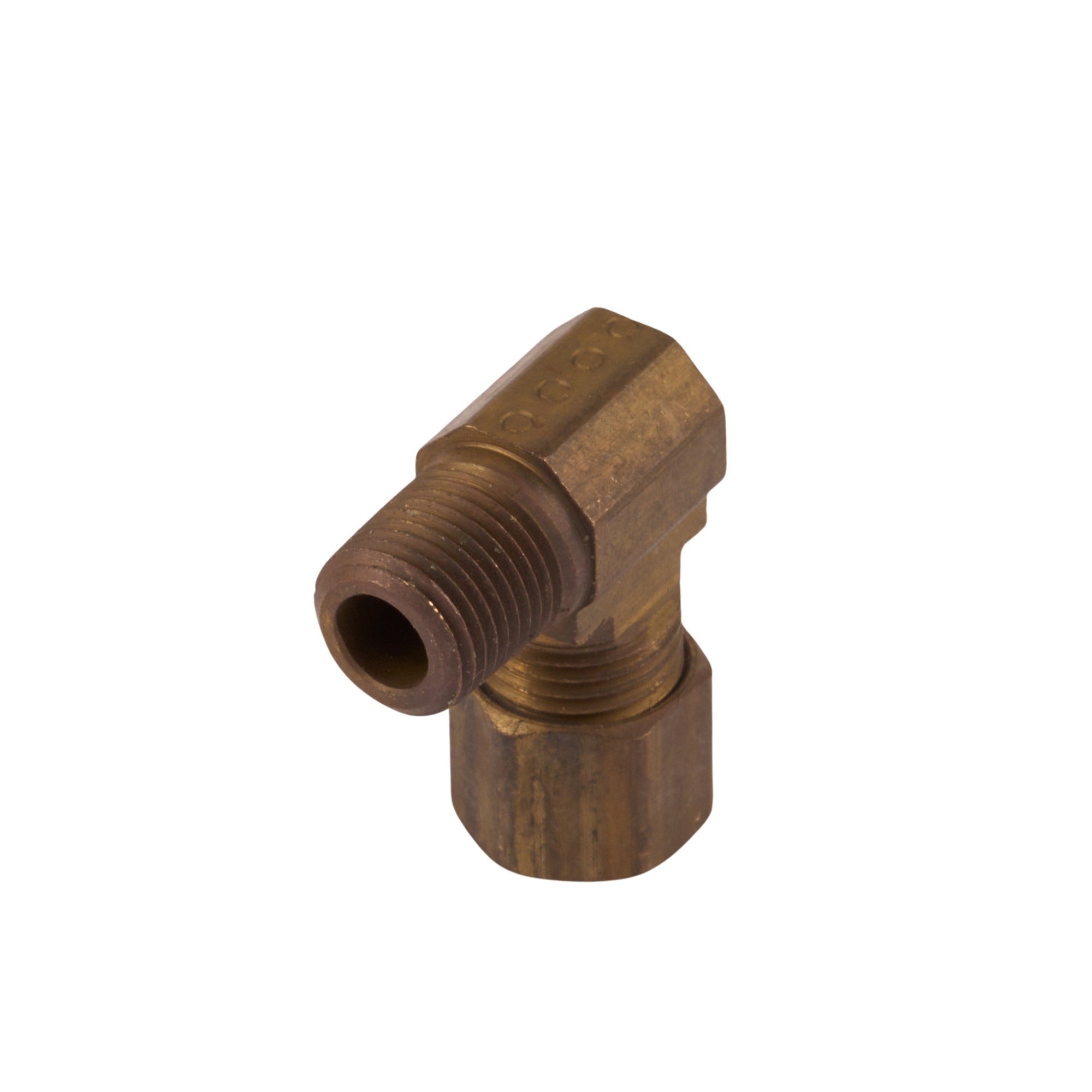 Male Compression 90° Elbow (Lead Free) 1/4" OD x 1/8" MIP