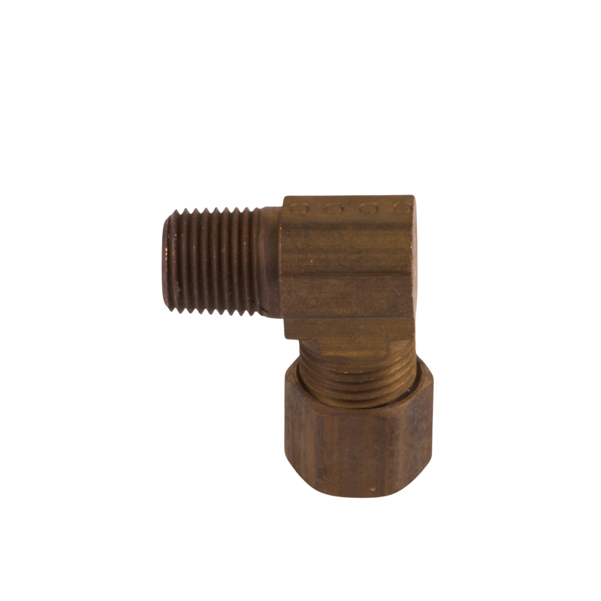 Male Compression 90° Elbow (Lead Free) 1/4" OD x 1/8" MIP