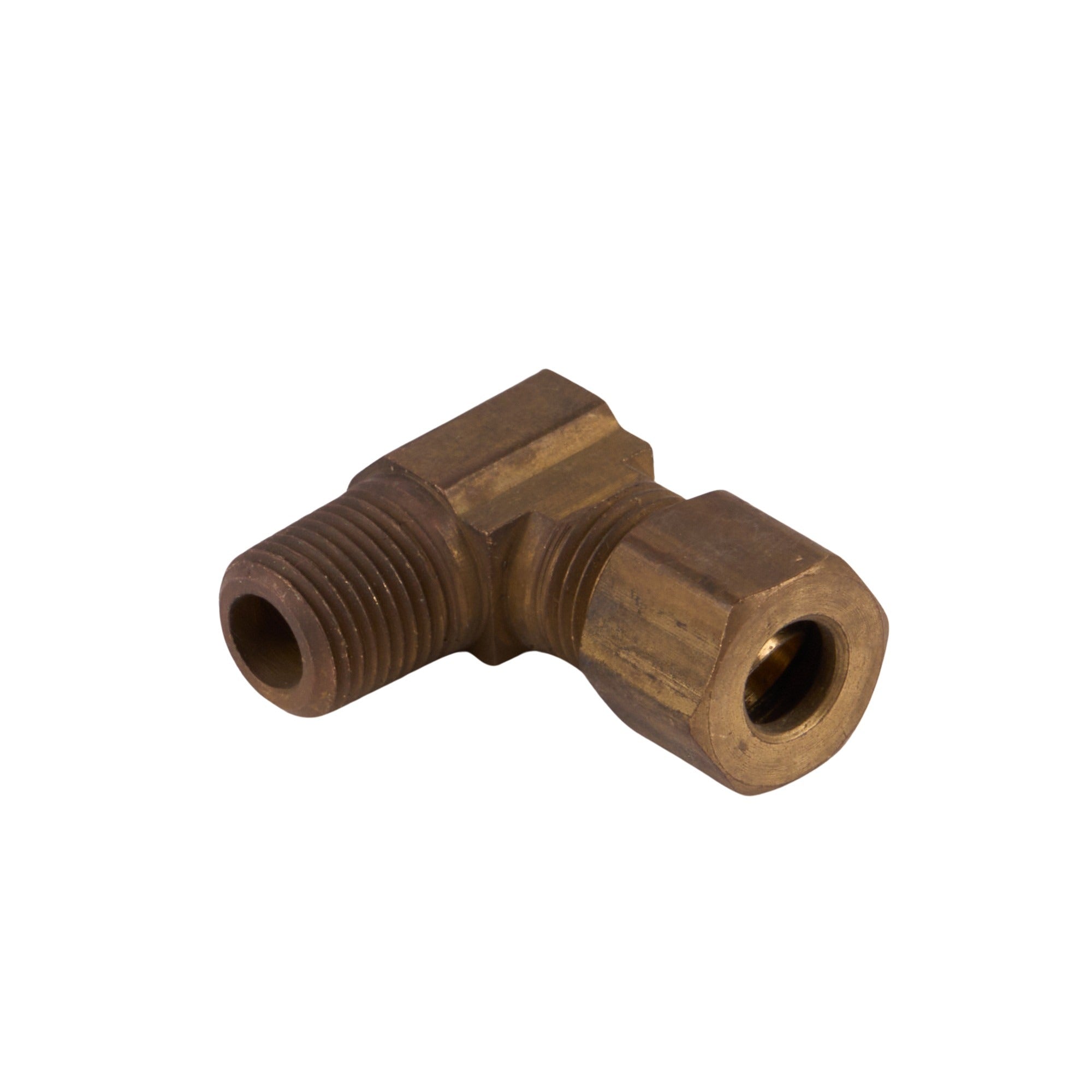 Male Compression 90° Elbow (Lead Free) 1/4" OD x 1/8" MIP