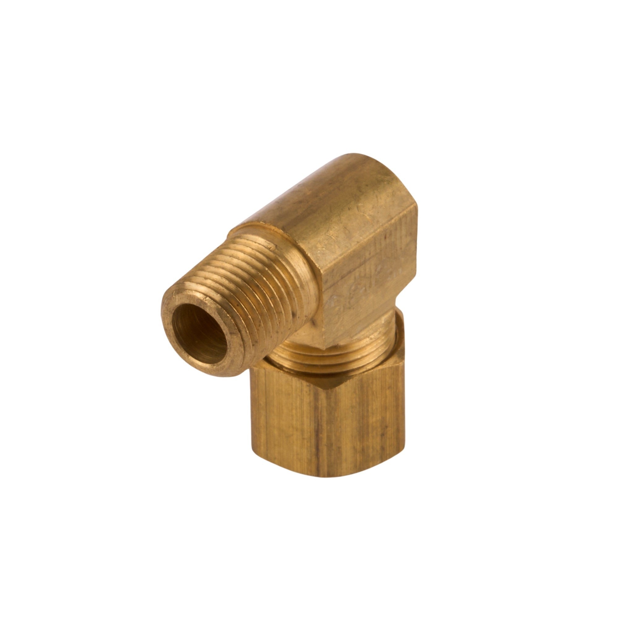 Male Compression 90° Elbow (Lead Free) 3/8" OD x 1/8" MIP