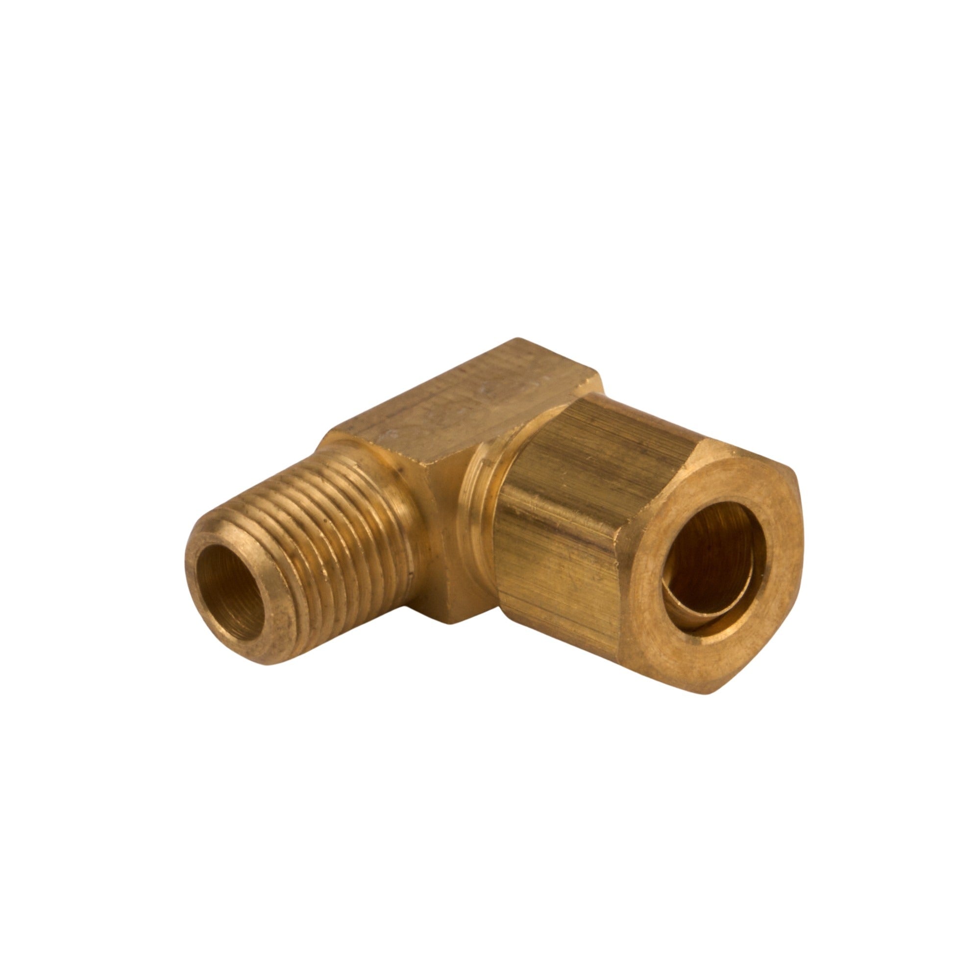 Male Compression 90° Elbow (Lead Free) 3/8" OD x 1/8" MIP
