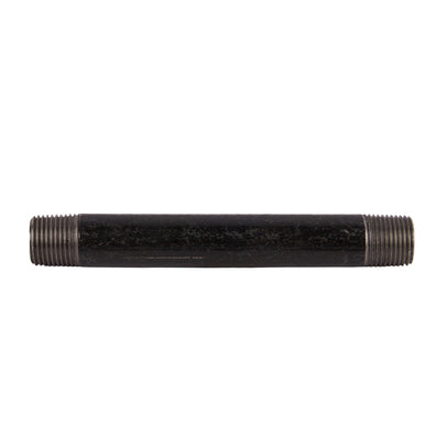 1/2" x 6" Black Nipple 1/2" x 6"
