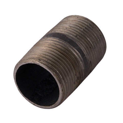 1" x 2" Black Nipple - APEX Supply Co.