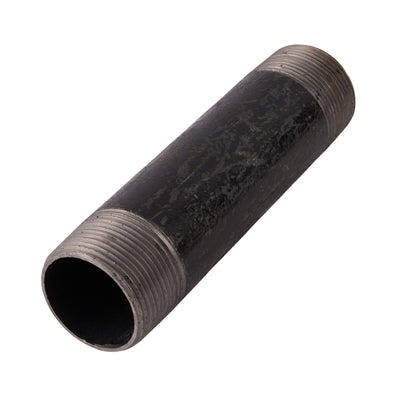 1 - 1/4" x 6" Black Nipple - APEX Supply Co.