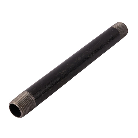 1/2" x 8" Black Nipple - APEX Supply Co.