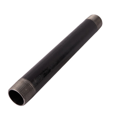 1" x 10" Black Nipple 1" x 10"